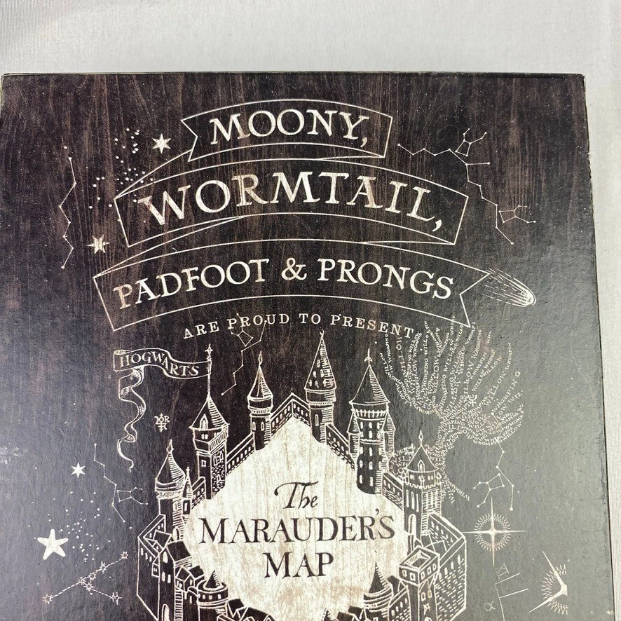 Moony Wormtail Padfoot And Prongs Marauders Map