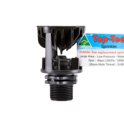 2x Sprinkler Head Wobble Top Tee Aussie Made Water Saving Grass Lawn Garden - Bild 2 von 3