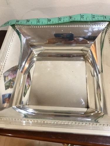 Vera Wang By Wedgewood Silver Plated 13" Nuts Candy Bowl - Picture 6 of 8