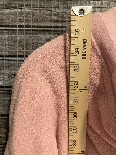 Cuddl Duds NWT Cloud Fleece Hoodie Pullover Pink L Drawstring Hood Front Pocket - Picture 13 of 14