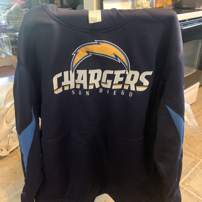 San Diego Chargers Hooded Sweatshirt Reebok XL New NOS