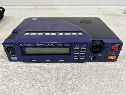 HHb Portadisc MDP 500 Professional Portable Field Minidisc Recorder & MiniDiscs - Picture 5 of 14
