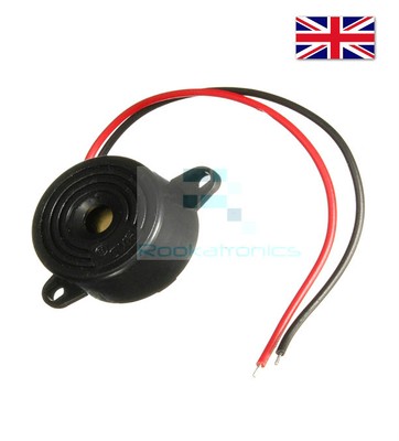 12V Electronic Buzzer Pre Con Cable tono continuo agujeros de montaje-Envío Gratis