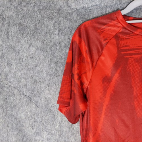 Under Armour Boy Shirt Youth XL Heat Gear Quick Dry Loose Red Athleisure Gym - Picture 2 of 12