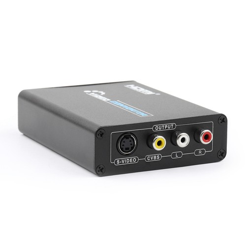 HDMI to 3 RCA AV +S-Video CVBS Composite R/L Audio 1080P Converter US Plug Power - Picture 5 of 10