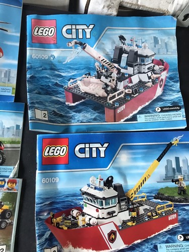 Lego City Manuales de Instrucciones Lote 12 Libros Envío Gratis Direcciones Oficial - Imagen 4 de 5