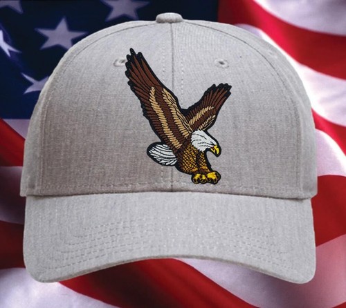 EAGLE LANDING HAT PATCH CAP WILDLIFE HUNTER NATURE ANIMALS PETS RESERVE GIFT WOW - Picture 18 of 26