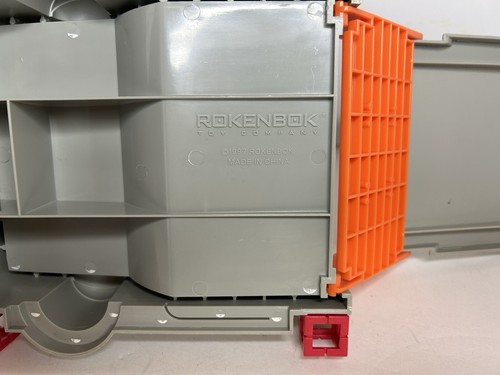 Rokenbok Building Toys Drive Up Ball Storage Hinged Box Orange Start Set - Picture 6 of 6