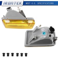 Irontek Amber Fog Lamp Lights For Silverado Tahoe Suburban Escalade Sierra