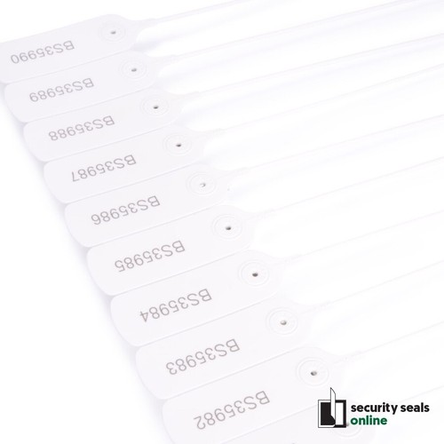 300mm Pull Tight Security Seals with Tear-Off – Tamper Evident, Numbered Tags - Picture 5 of 6