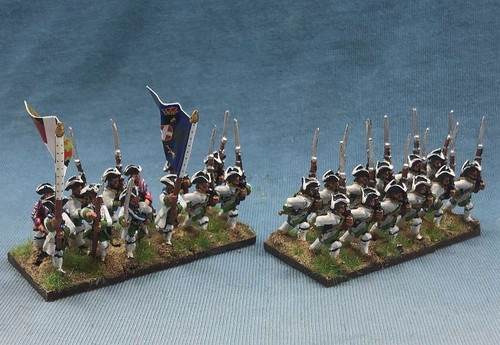 15mm Guerra Sette Anni Dipinto Savoia/Piemonte Esercito Audibert Reggimento SPA5 - Foto 3 di 11