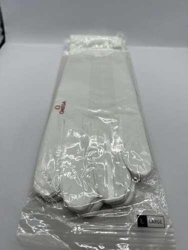 OMEGA White Gloves Size Large anti Scratch