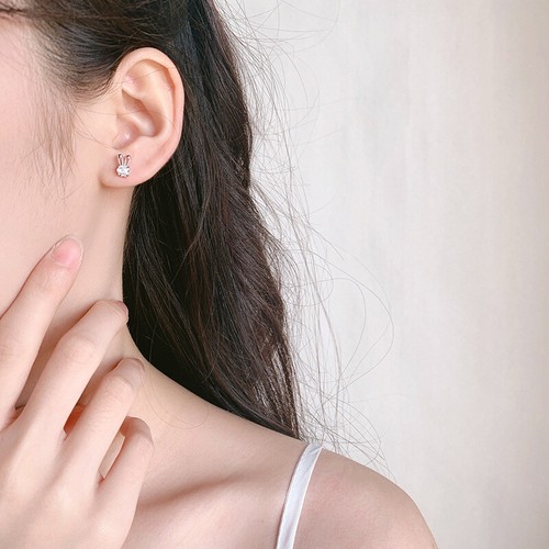 925 Sterling Silver Leaf CZ Crystal Gem Stud Earrings Women Girl Jewellery Gift - Picture 8 of 44