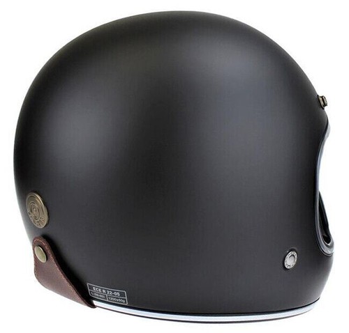 VIPER F701 MX RETRO VINTAGE FIBREGLASS OFF ROAD MOTORCYCLE HELMET MATT BLACK - Picture 4 of 7