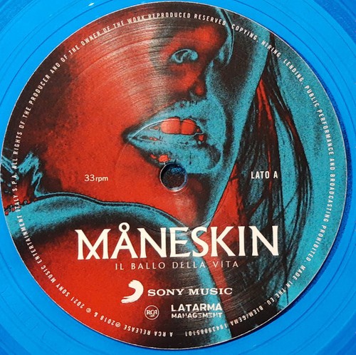 Måneskin Il Ballo Della Vita LP, Album, RE, Blu 2021 Ballad, Pop Rock, Funk (M - 第 4/5 張圖片