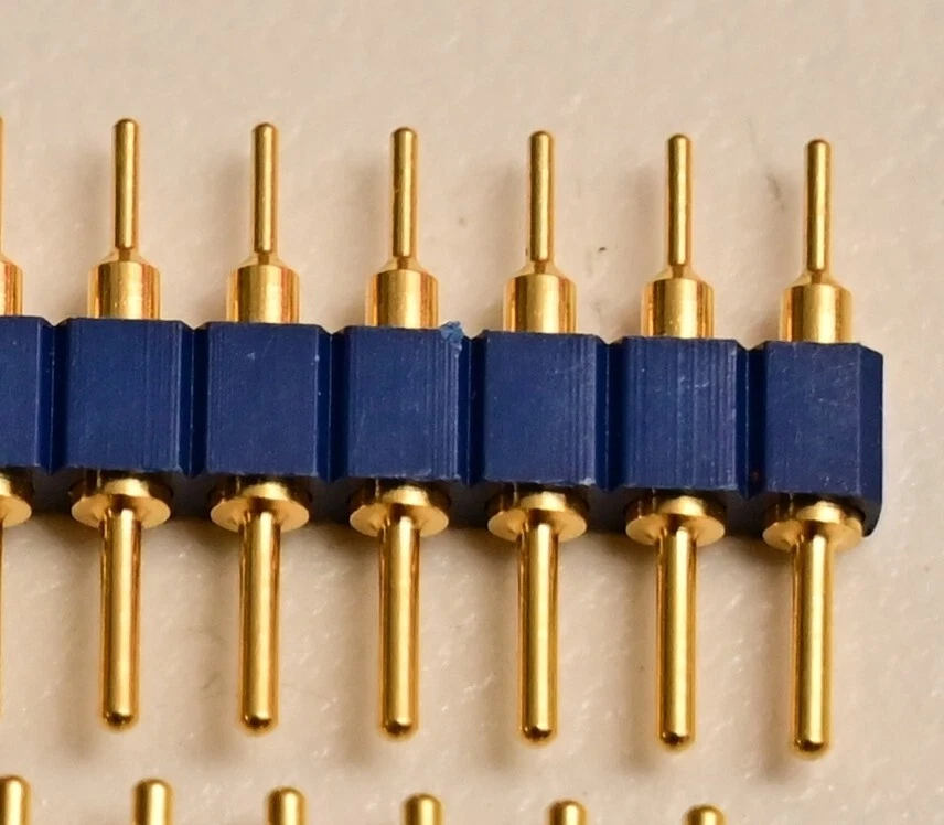 Lot of 50 Headers 20-Pin 0.1" Premium Gold Plated Machined 0.26 lb Vertical Post - Image 3 of 3