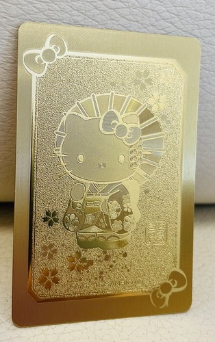 Hello Kitty Gold Playing Cards From Japan,Rare☆ 2016 - Picture 6 of 6
