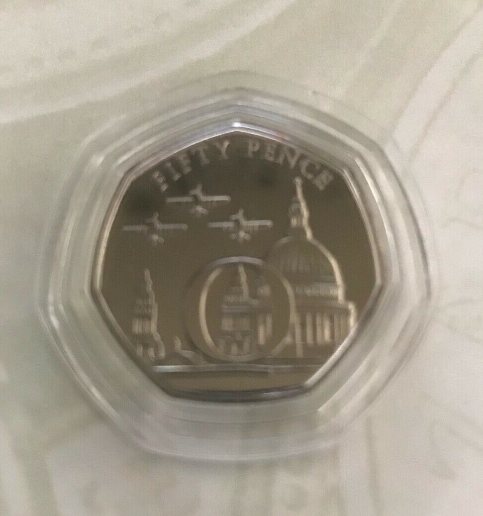 ISLE OF MAN COIN VICTORY O BRILLIANT UNCIRCULATED 2020 50 PENCE | eBay