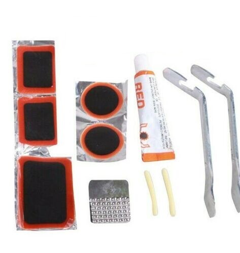 Pannen Reparatur Set Fahrrad Schlauch Reifen aufpumpen Flicken & Kleber Fahrrad Fahrrad - Bild 1 von 3