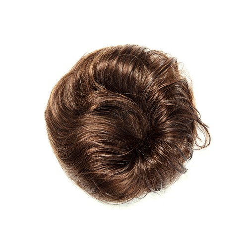 Real Remy Messy Hairpiece Scrunchies Hair Extension Elastic Wrap Ponytail Thick  - Bild 5 von 14