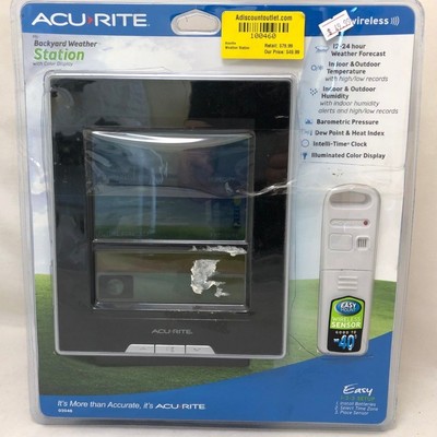Acurite My Backyard Weather Station Forecaster With Color Display