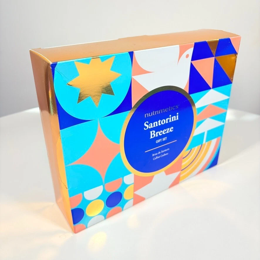Nutrimetics Bath and Body Set santorini bliss gift box for women gift set - NEW