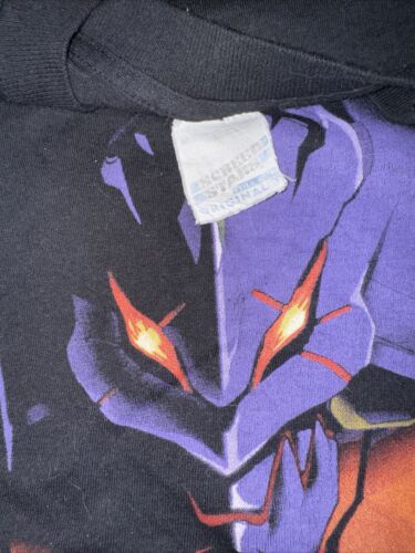 Vintage Euro Screen Star Neon Genesis EVANGELION Shirt 90s Size Medium - Picture 2 of 2