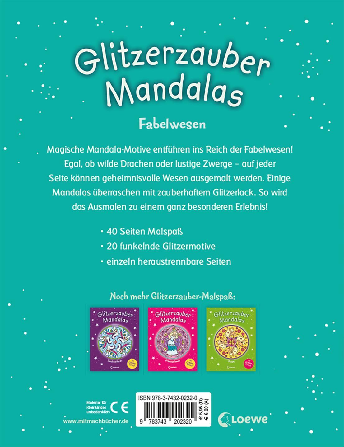 Thumbnail - Glitzerzauber-mandalas - Fabelwesen, Isabelle Metzen