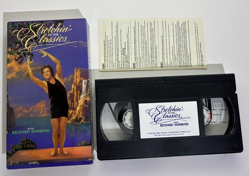 Stretchin' To The Classics with Richard Simmons - Workout Video (VHS 1991) RARE - Picture 3 of 3
