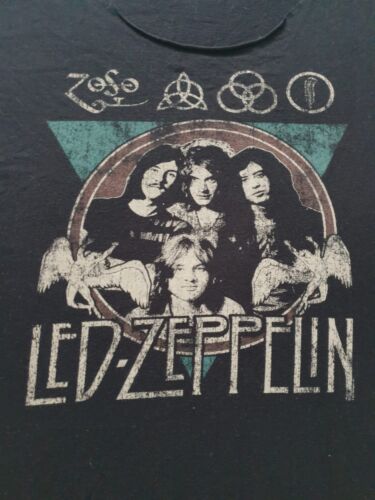 Vintage Led Zepplin Graphic Vest Oversized Measurments In Photos XL - Picture 2 of 6