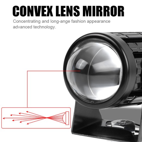 2PCS LED Motorcycle Headlight Driving Fog Lamp Hi-Lo Beam White Spotlight 2500LM - Picture 8 of 10