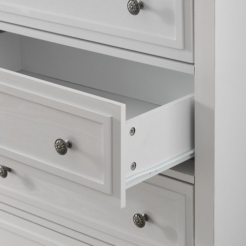 5 Drawer Dresser Wooden Storage Dressers Chests of Drawers for Bedroom Home - Picture 9 of 9