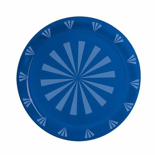 1 of Party Essentials 12" Round Tray - Royal Blue