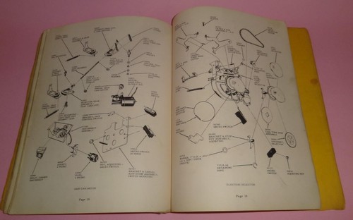 VTG ORIGINAL WURLITZER 1500-1550 JUKE BOX SERVICE MANUAL & PARTS CATALOG, USA NY - Picture 19 of 22