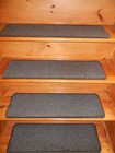 13 Step 9'' x 30'' + Landing 30'' x 30'' In/Outdoor Stair Treads Non-Slip .