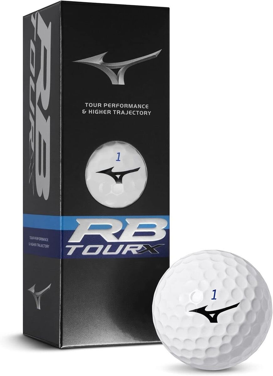Mizuno RB Tour Golf Balls White 3-Piece Soft Feel AxialFlow Mizuno RB Tour Golf Balls White 3-Piece Soft Feel AxialFlow