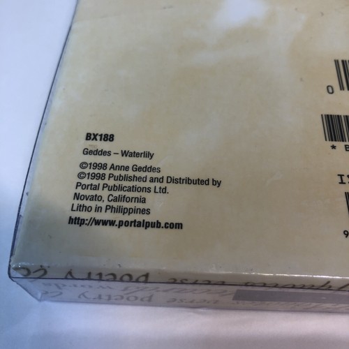 Waterlilly Anne Geddes Bebé 12 Tarjetas de Nota Saludo en Blanco 4 x 6 Portal - Imagen 6 de 6