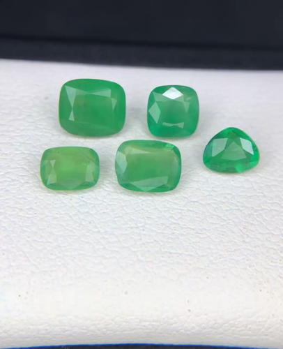 2.15 Cts Natural Hauyne Greenish Color Mix Shape 5 Piece Gemstone @ Afghanistan - Video 1 of 1