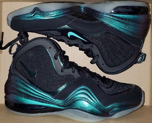 2013 NIKE AIR PENNY V CLOAK 7 ATOMIC TEAL PURPLE Flight Foamposite One III II LE - Bild 3 von 12