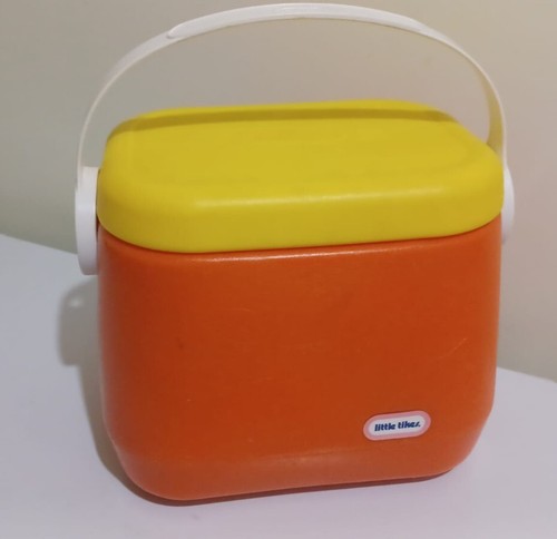 VNTG Little Tikes Retro Yellow/Orange Child Cooler Summer Camping PicnicOutdoors - Picture 1 of 3