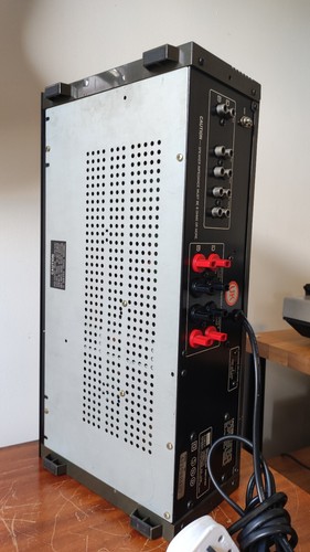 Sansui Integrated Amplifier A-5 25 Watts Vintage Red LED Power Meters -See Video - Picture 13 of 14