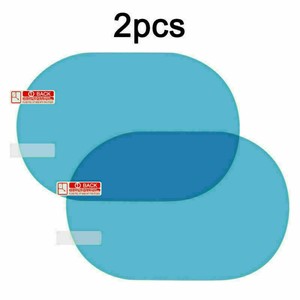 2Pcs Car Anti Water Mist Film Anti-Fog Rainproof Rearview Mirror Clear vision 2Pcs Car Anti Water Mist Film Anti-Fog Rainproof Rearview Mirror Clear vision