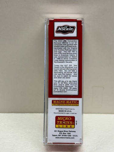 N Scale Micro Trains MTL Special Run 23-03 Virginia & Truckee 061523 Gondola - Picture 4 of 4