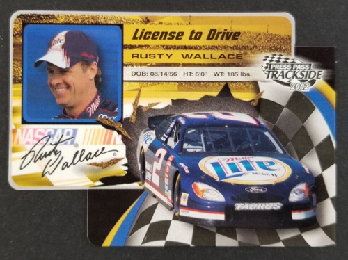 Rusty Wallace 2002 Press Pass Trackside NASCAR Racing Card #LDP34 (NM)
