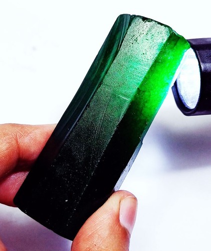 Natural Emerald Rough 442.90+ Ct Certified Loose Gemstone With Free Gift - Picture 7 of 10