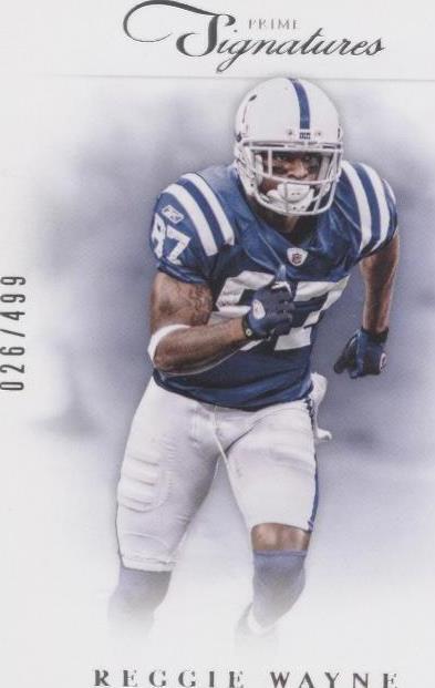 2012 Panini Prime Signatures Reggie Wayne #30 - 1 of 2
