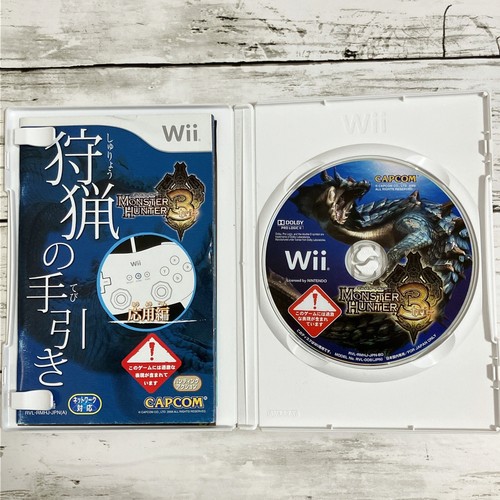 Monster Hunter Tri Nintendo Wii 2009 RVL-P-RMHJ Used Video Games Japan - Picture 18 of 20