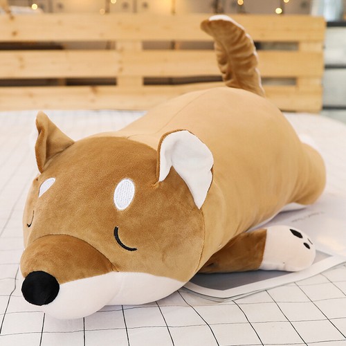 Almohada de felpa de dibujos animados Shiba Inu grasa suave de 40 cm-100 cm regalo navideño de alta calidad - Imagen 5 de 5