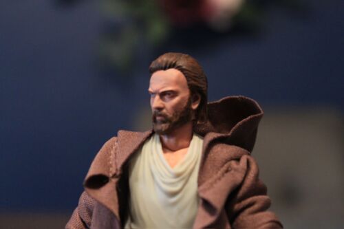 Star Wars Black Series S H Figuarts Obi Wan Kenobi Custom Head - Picture 3 of 3
