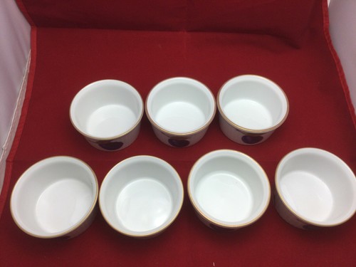 Royal Worcester Evesham Gold Small Baking Bowls Set of 7 - Picture 5 of 7